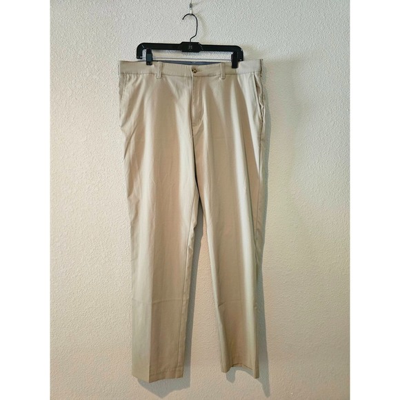 Chaps Other - Chaps Suit Separates Pants Mens 32x30 Tan Pinstripe Flat Front Business NWT